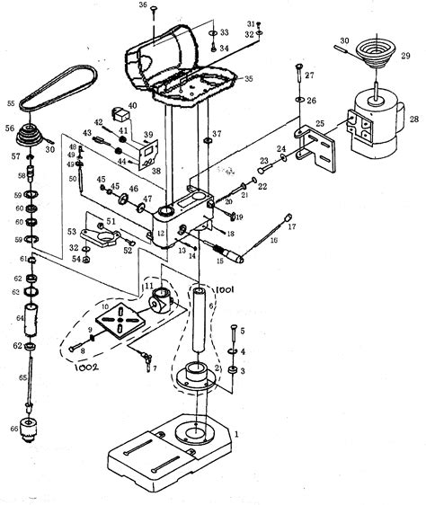 Dayton Drill Press Parts Diagram | Reviewmotors.co