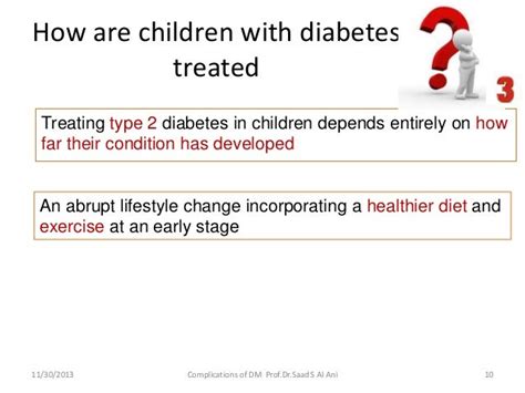 Childhood diabetes mellitus and its complications