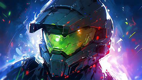 Halo Master Chief in Helmet Desktop Wallpaper - Halo Wallpaper 4k