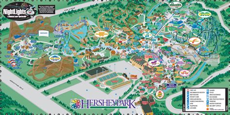 Hershey Park Pennsylvania Map