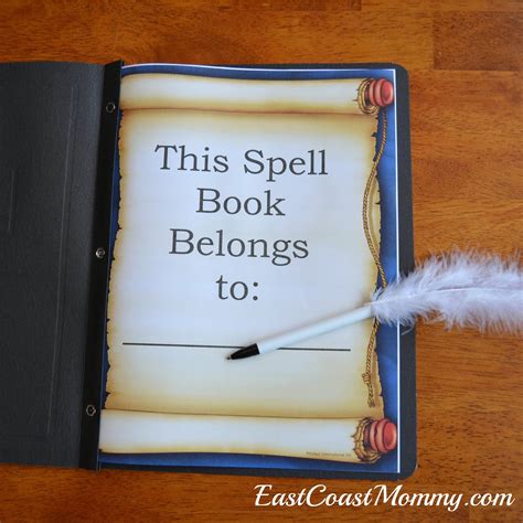 East Coast Mommy: Harry Potter Spell Books and Quills {with free ...