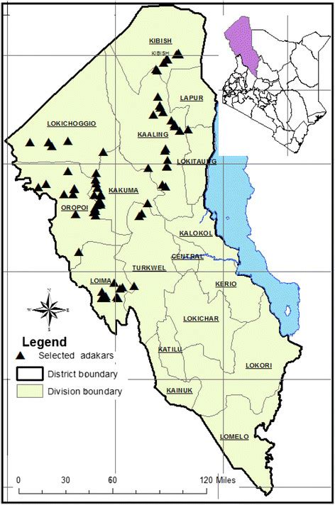 Turkana County Map