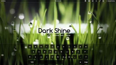 Gnome Shell - Dark Shine by satya164 on DeviantArt