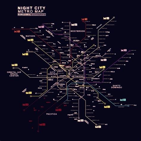 Cyberpunk 2077 map & locations guide | Rock Paper Shotgun