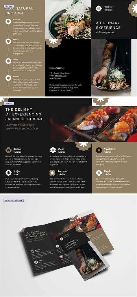 Restaurant Brochure - Piktochart