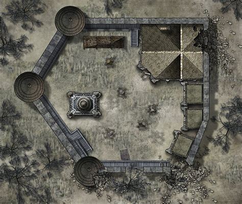 World Maps Library - Complete Resources: Castle Dnd Battle Maps