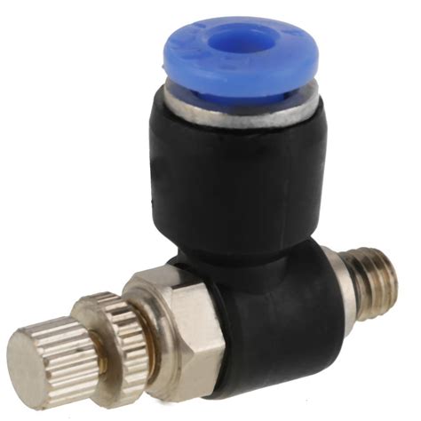 Buy OD 4mm Tube SL4-M5 Pneumatic, 4Mm Push To Connect M5 Sc3U-M5-4 Air Fitting Air flow ...