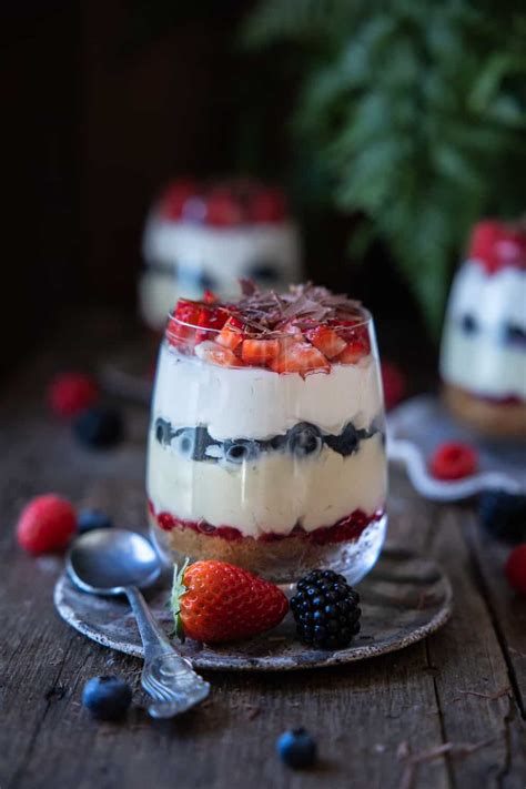 Vegan Trifle Cups with Berries | Heartful Table