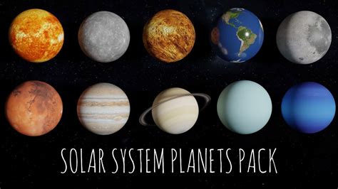 8K Textures Solar System Planets Pack 3D model | CGTrader