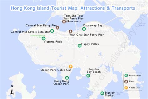 Map Hong Kong Island - Share Map