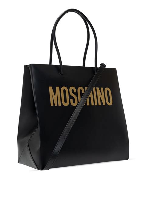 MOSCHINO SHOULDER BAG WITH LOGO - Clothes Rep