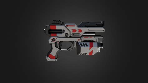 SciFi Gun - Download Free 3D model by MrFetch [04a9f3c] - Sketchfab