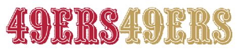 San Francisco 49ers Logo Font