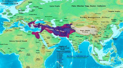 Alexander the Great Empire - World History Maps