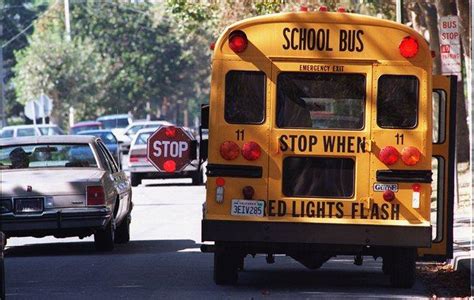 Do I have to stop for a school bus that’s going the other way? – East Bay Times