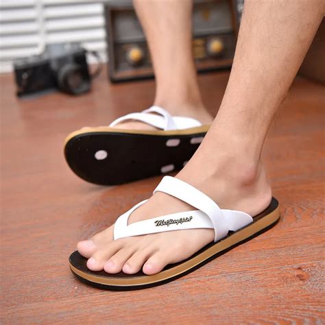 High Quality Men Flip Flops male Slides Fashion Casual Slippers Summer Beach sandal Outdoor ...