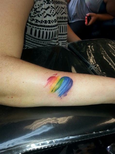 Pin by Christine Riley on tattoo ideas | Rainbow tattoos, Pride tattoo ...