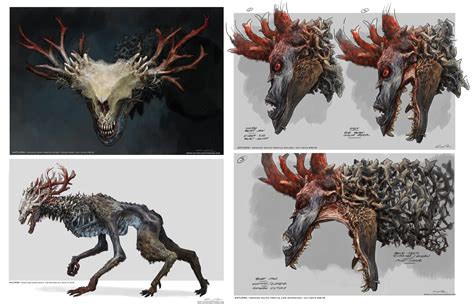 Wendigo, Antlers — Concept Art Association