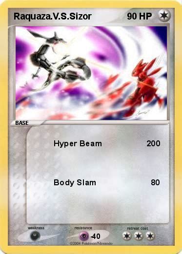 Pokémon Raquaza V S Sizor - Hyper Beam 200 - My Pokemon Card