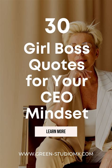 30 girl boss quotes for your CEO mindset | Girl boss quotes, Business woman quotes, Boss quotes