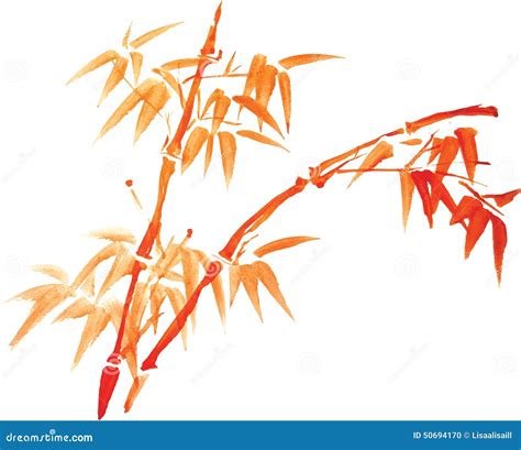 Chinese Painting of Flowers Stock Vector - Illustration of colorful, flora: 50694170