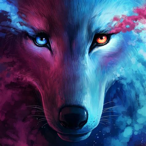 Anime Galaxy Wolf Wallpapers on WallpaperDog