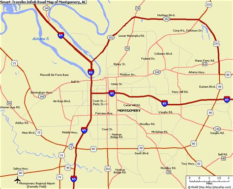 Montgomery Map Political Regional | United Kingdom Map Regional City Province