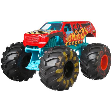 Hot Wheels Monster Trucks 1:24 Demo Derby Vehicle - Walmart.com ...