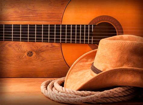 Country And Western Music Cowboy Music Guitar Stock Photos, Pictures & Royalty-Free Images - iStock