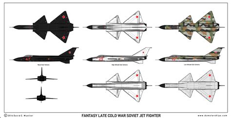 Fantasy Late Cold War Soviet Jet Fighter by dcmstarships on DeviantArt