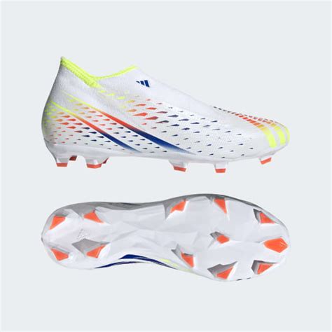 adidas Predator Edge.3 Laceless Firm Ground Cleats - White | adidas Canada