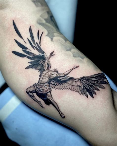 Icarus Tattoo Meaning: The Significance of This Ancient Mythological Symbol - InkCites