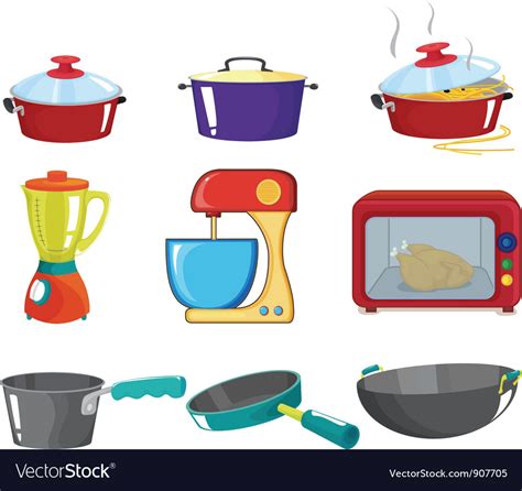 Pots and pans series Royalty Free Vector Image