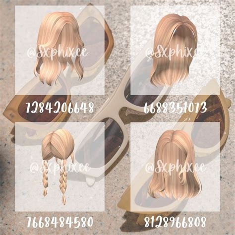 [ Bloxburg blonde hair codes ] not mine ☆ | Cute blonde hair, Blonde ...