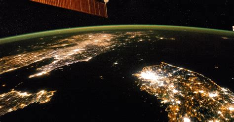 North Korea at night in from space : pics