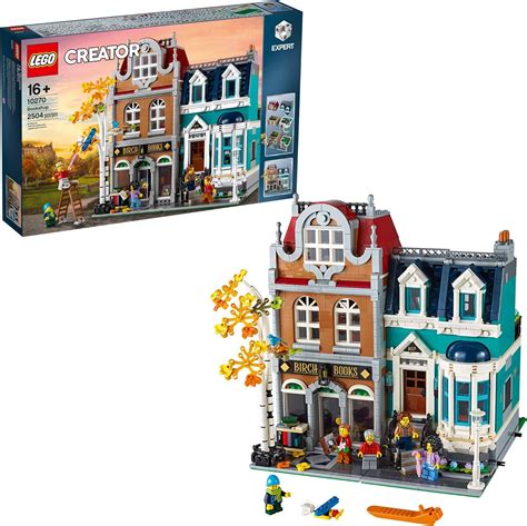 Amazon.com: LEGO Creator Expert Bookshop 10270 Modular Building, Home ...