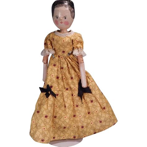 Another Cute Vintage Peg Wooden Doll from dodobirddolls on Ruby Lane