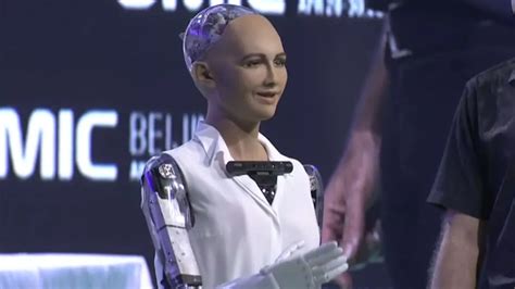 Humanoid robot 'Sophia' makes surprise appearance at United Nations to share her views on ...