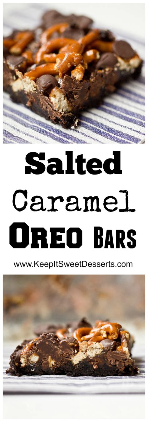 Salted Caramel Oreo Bars