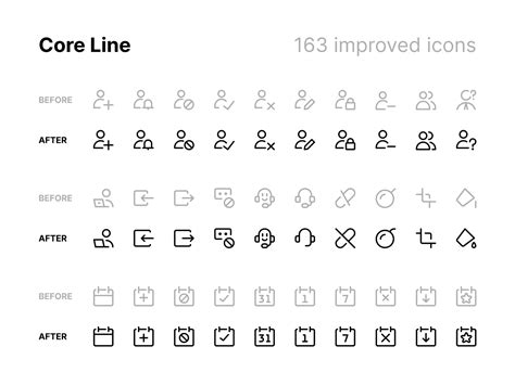 CORE - Improved icons by Streamline on Dribbble Pictogram, Icon Design ...