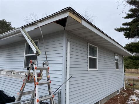 Replacement of Soffit and Seamless Gutter Installation in Wausau, WI - Oakwood Exteriors