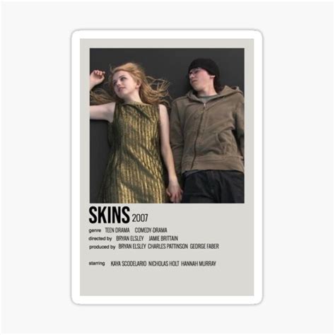 "skins movie poster 02" Sticker for Sale by jennamcmahon | Redbubble