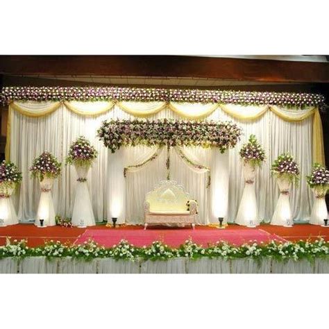 Simple Stage Decorations With Flowers