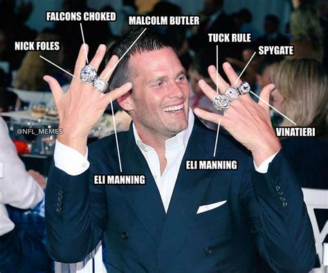 UPDATED: Tom Brady ring breakdown.. | NFL Memes | Scoopnest