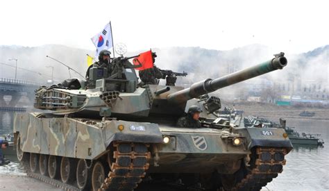 South Korean K1 Main Battle Tank During Military Drill | Global Military Review