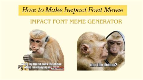 Impact Font Generator: How to Make an Impact Font Meme