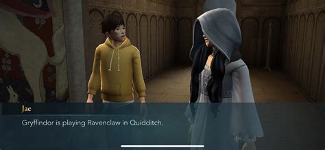 MC is on the Ravenclaw Quidditch team, so right now, this line makes no sense to the story line ...