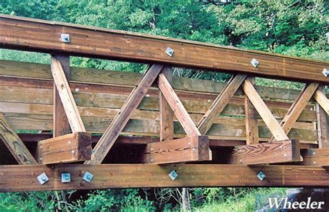 Timber Pratt Truss Recreation Bridges | Wheeler