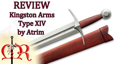 Medieval Review - Kingston Arms Type XIV Arming Sword designed by Atrim - YouTube