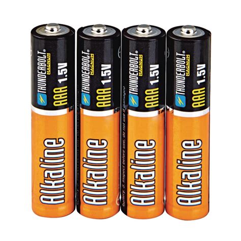 AAA Alkaline Batteries 4 Pk